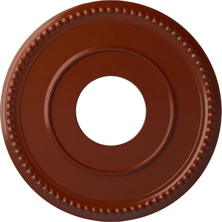 Ekena Millwork Bradford Ceiling Medallion (Fits Canopies up to 6 5/8"), 12 1/2"OD x 3 7/8"ID x 3/4"P, Firebrick CM12BRFIF